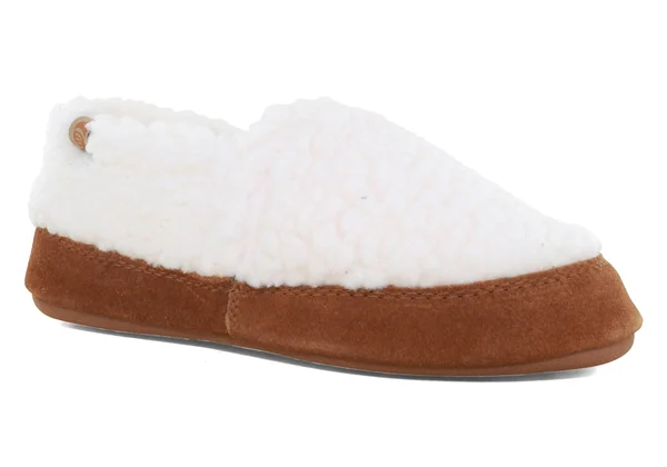 Acorn Women's Moc Slippers, Buff Popcorn, S