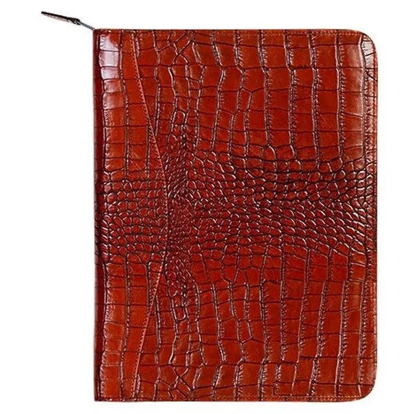 Scully Zip Letter Pad Lizard 5012Z, 10" x 13" x 1"