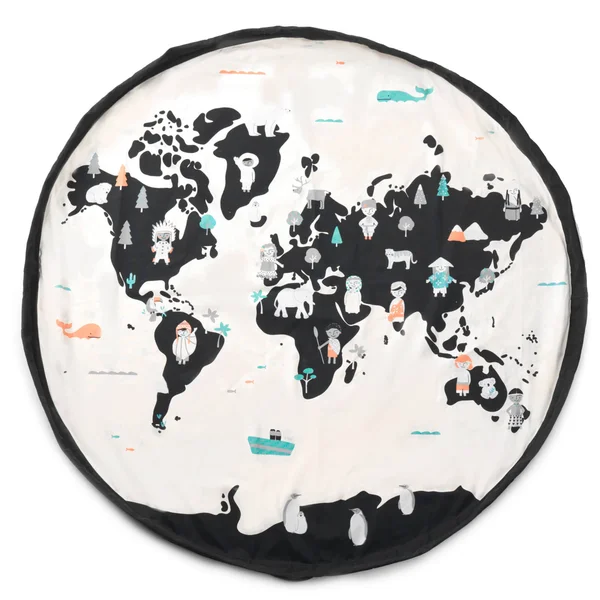 Playu0026Go Worldmap Toy Storage Bag