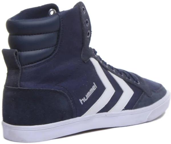 Hummel Slimmer Sta Hi in Blu White