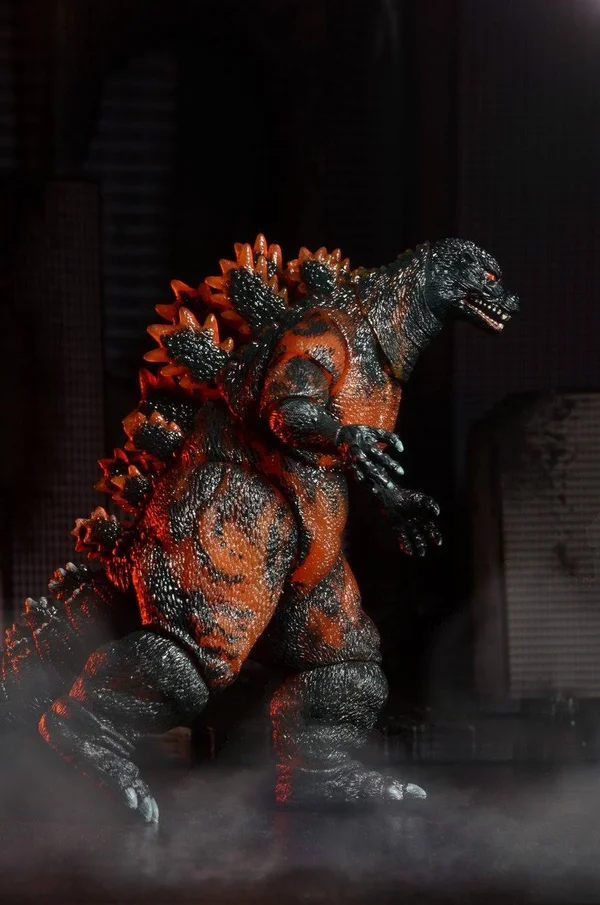NECA Classic 1995 Burning Godzilla Head to Tail Action Figure 12x22