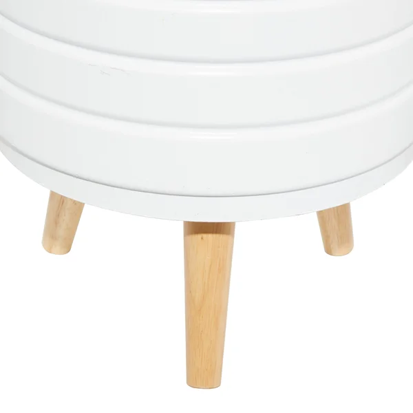 CosmoLiving by Cosmopolitan 14 in. x 10 in. White MgO Planter (Set of 3)