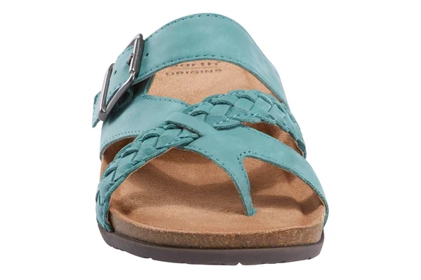 Earth Origins Orono Foster Women's Sandal (Green - Size 6 - Leather)