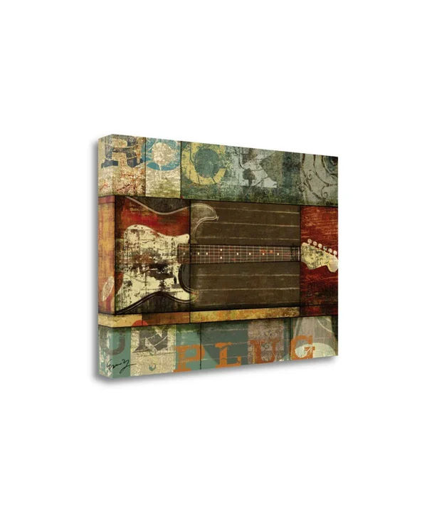 20x22 x 29x22 Rock Guitar by Eric Yang Fine Art Giclee Print