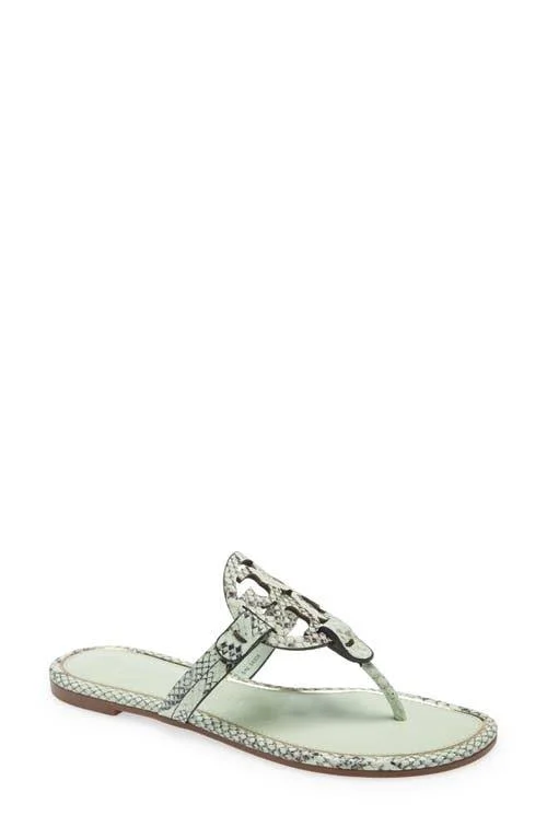 Tory Burch Miller Sandal Women's Shoes Sage Roccia : 6.5 M