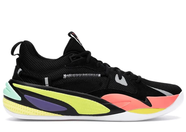 Puma Mens RS-Dreamer - Basketball Shoes Black/Rainbow/White Size 15.0