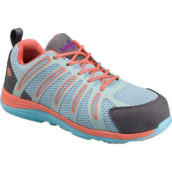 Nautilus Women's Aqua Blue EH Composite Toe Shoe - N1790 Size 5.5W