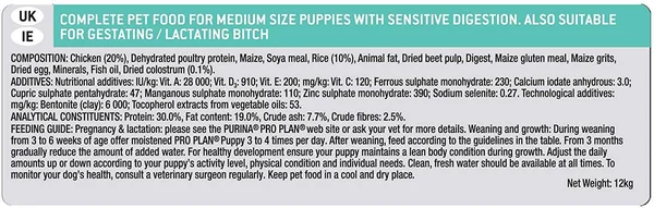 Pro Plan Dog Medium Puppy Sensitive Digestion