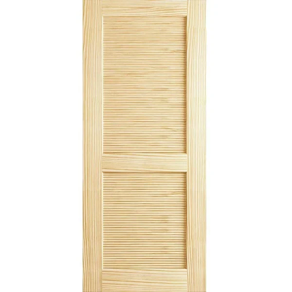 Kimberly Bay Louvered Solid Wood Unfinished Slab Standard DOOR - 80x36x1.375 in.