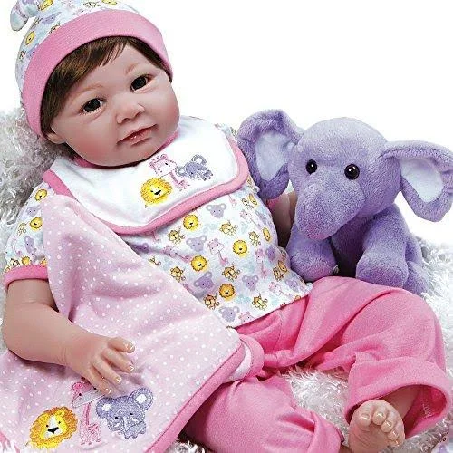 Paradise Galleries Boy Baby Doll, Finn & Sparky, 17 inch Baby in Gentletouch Vinyl