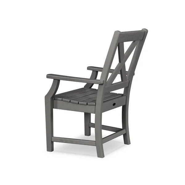 POLYWOOD Braxton Dining Arm Chair - Black