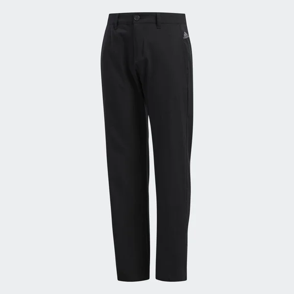 Adidas Boys& Solid Golf Pants, XS, Black