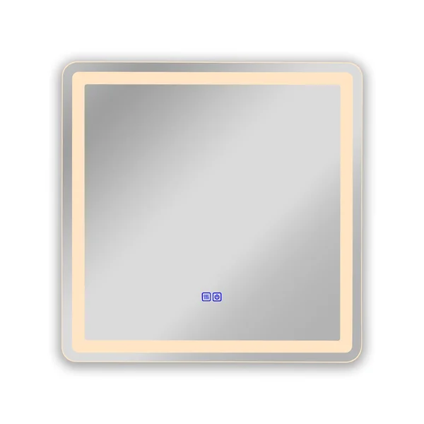 Frameless Wall Mounted LED Bathroom Mirror - Colorless