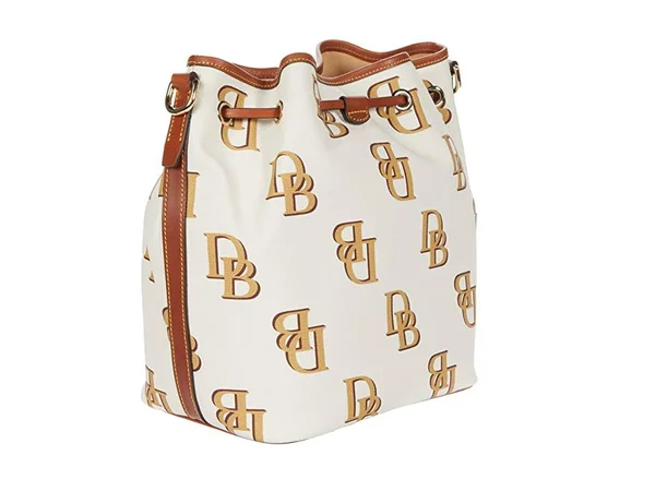 Dooney & Bourke Monogram Drawstring - Beige