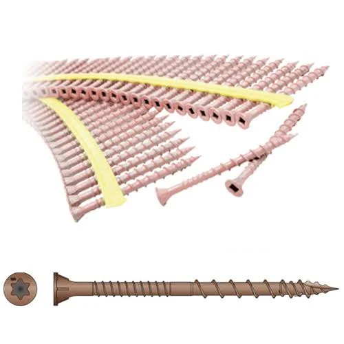 QuikDrive DSVR3S #10 x 3x22 T-25 Red Collated DSV Decking Screw (1000/Box)
