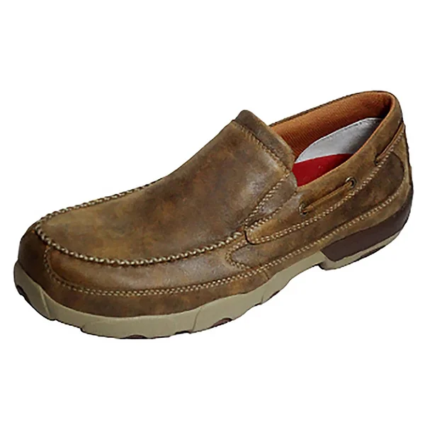 Twisted x MDMSC03 Men's Slip-On Driving Moccasins Bomber - 12, M