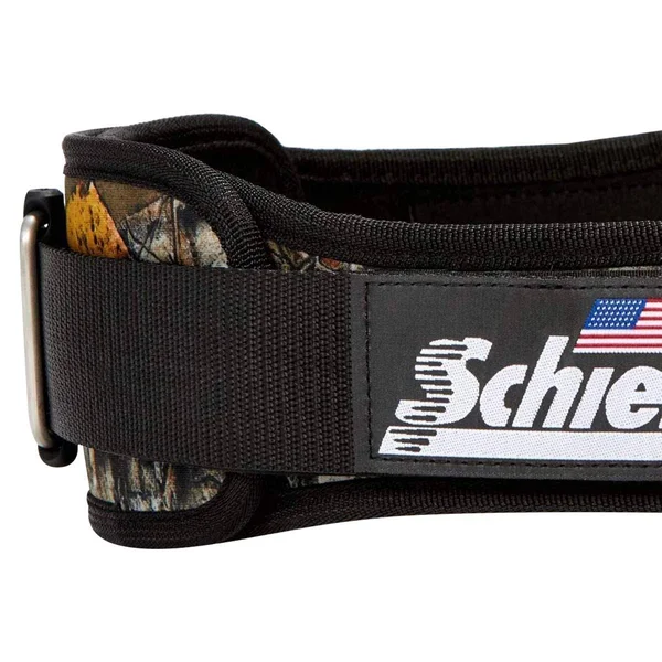 Schiek 2004 4 3/4x22 Nylon Weightlifting Belt - Camo (Small)