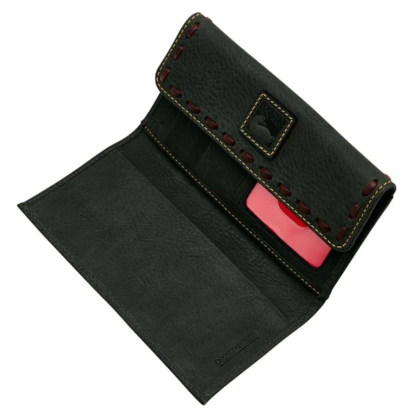 Dooney & Bourke Florentine Leather Continental Wallet - Black