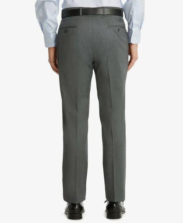 Tommy Hilfiger Men's Modern-Fit Th Flex Stretch Suit Pants - Grey