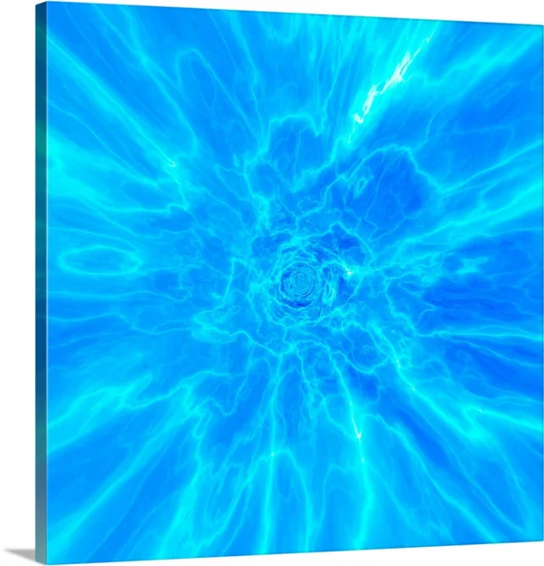Blue Abstract Patterns, Artwork, Canvas Wall Art, 30x30, Great Big Canvas