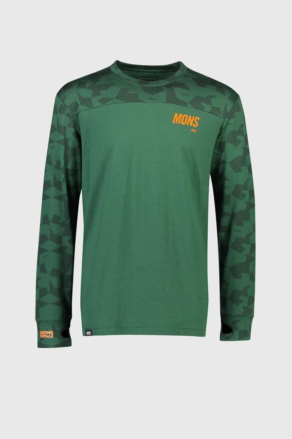 Mons Royale Yotei Tech LS - Pine Camo
