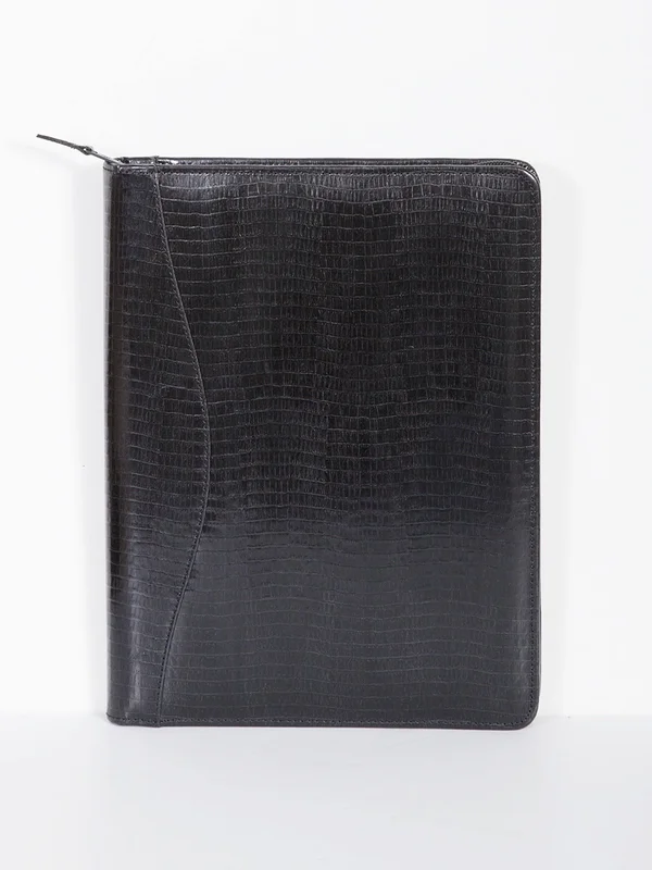 Scully Zip Letter Pad Lizard 5012Z, 10" x 13" x 1"