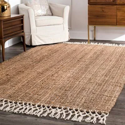 Werts Handmade Tufted Brown Area Rug Bay Isle Home Rug Size: Rectangle 3& x 5&