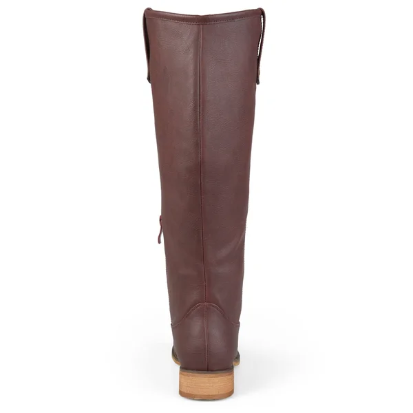 Journee Collection Women's Taven Extra-Wide Calf Boot Black 9