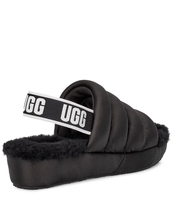 Ugg Puff Yeah (Black) Women's Slippers