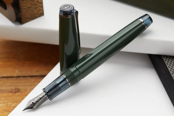 Sailor Pro Gear Slim Fountain Pen - Stealth Green - Medium
