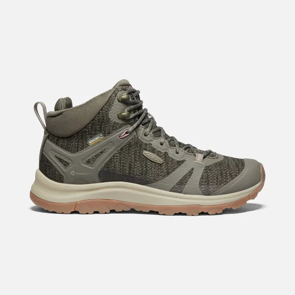Keen Terradora II Mid Waterproof Boot 9, Dusty Olive/Nostalgia Rose (Women's)