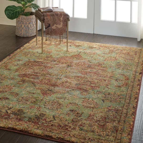 Nourison Vintage Tradition VGT01 Jade Area Rug