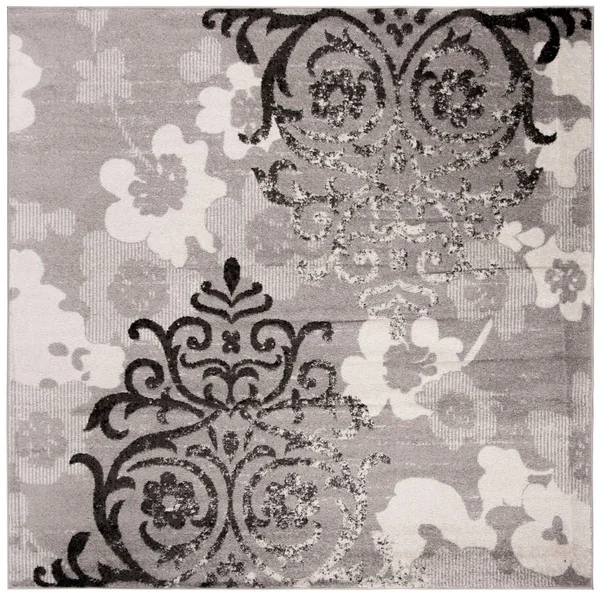 Safavieh ADR114B Adirondack Silver, Ivory Area Rug - 10& x 10& Square
