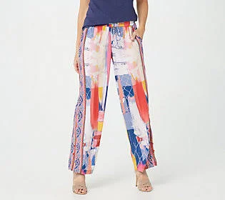 Tolani Collection Regular Printed PalazzoPants - Size Small, Abstract Red