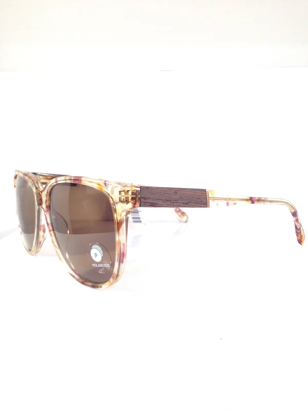 Shwood &Mckenzie& 57mm Polarized Sunglasses Blossom/ Ebony/ Brown