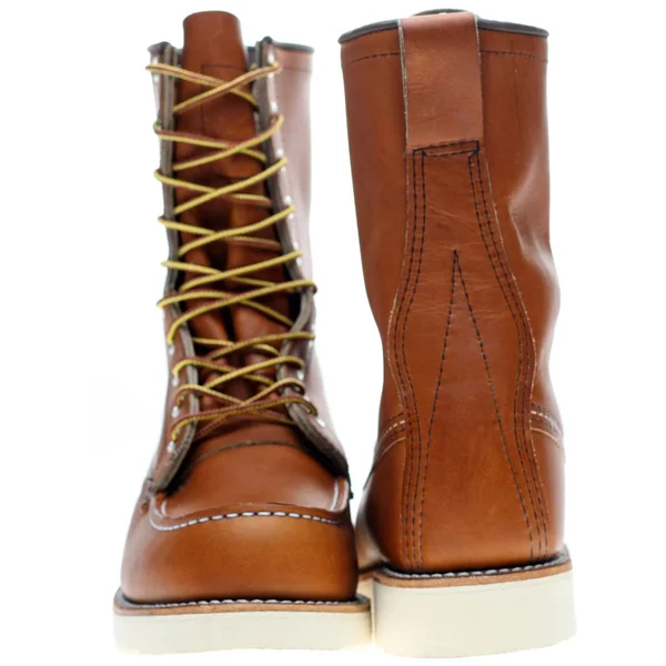 Red Wing Heritage Men's 877 8-Inch Classic Moc Toe Boot - 8.5 - Oro Legacy