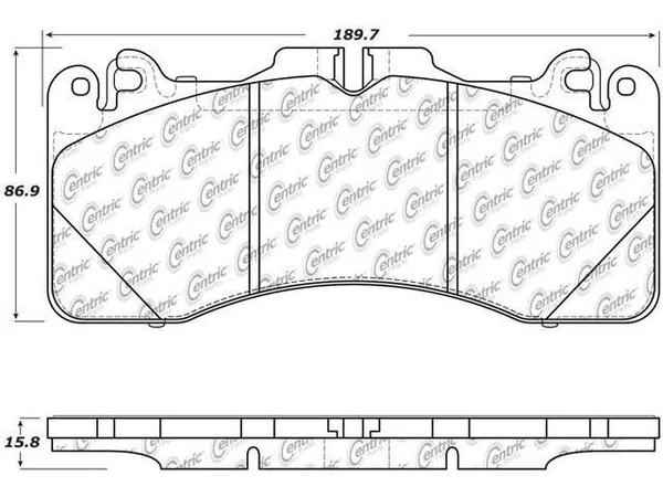 Centric 104.14400 Brake Pad