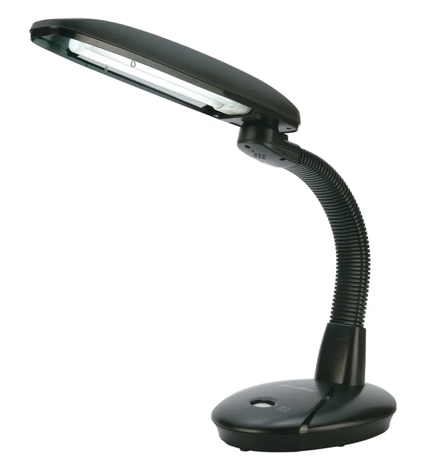 EasyEye Energy Saving Desk Lamp with Ionizer - Black (2-tube)