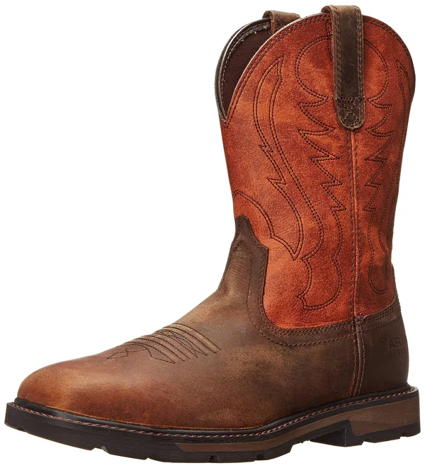 Ariat Groundbreaker Square Toe Steel Toe 11.5 Men's Brown