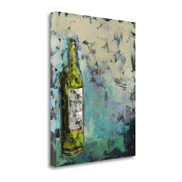 Tangletown Fine Art Wines in Grey by Pamela J. Wingard, Giclee Print on Wrap Canvas, 28x36x22