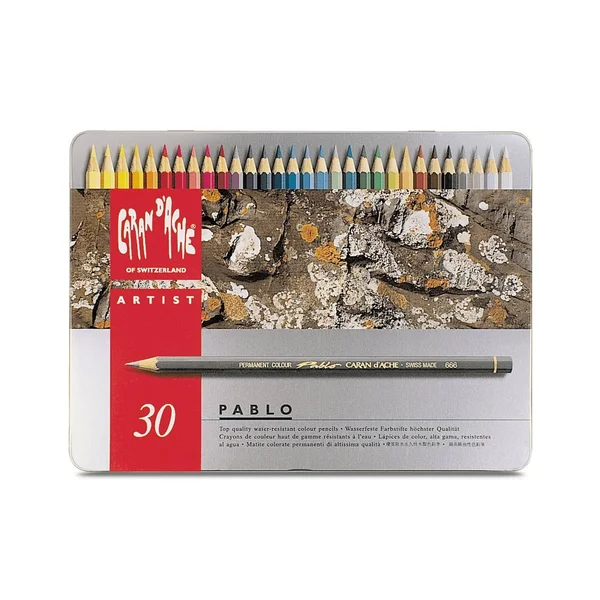 Caran d&Ache : Pablo Colored Pencil : Set of 30