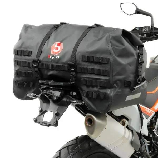 Motorbike Tail Bag Bagtecs SX70 Rear Seat Bag 70Ltr Waterproof in Black