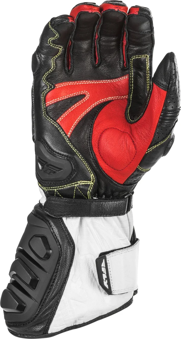 Fly Racing FL-2 Gloves Black/White/Red 2x #5884 476-2081~6