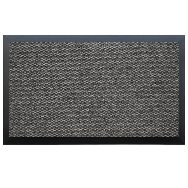 Momentum Mats Teton Dark Grey/ Black Entry Mat - Dark Grey .50 in. H x 36 in. W x 96 in. L