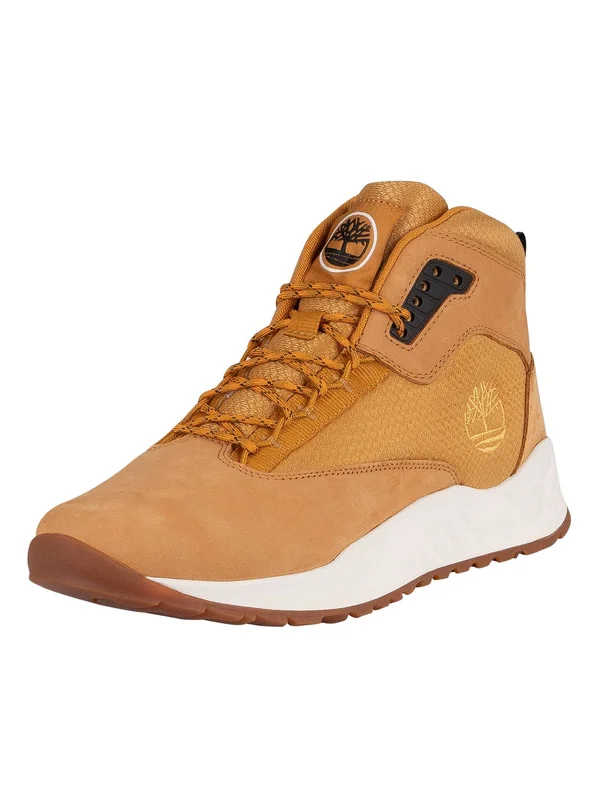 Timberland Men's Solar Wave Chukka Boot Wheat Nubuck 8