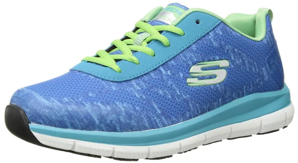 Women's Skechers Work Relaxed Fit Comfort Flex Pro HC SR Sneaker - Blue