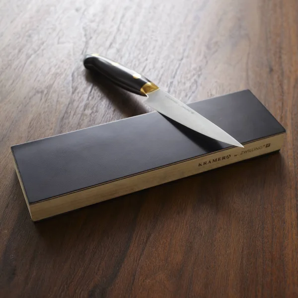 Kramer by Zwilling Hardwood Stropping Block W/leather