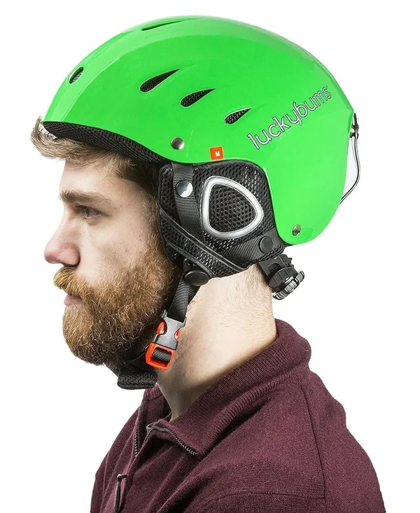 Lucky Bums Snow Sports Helmet (Green Large)