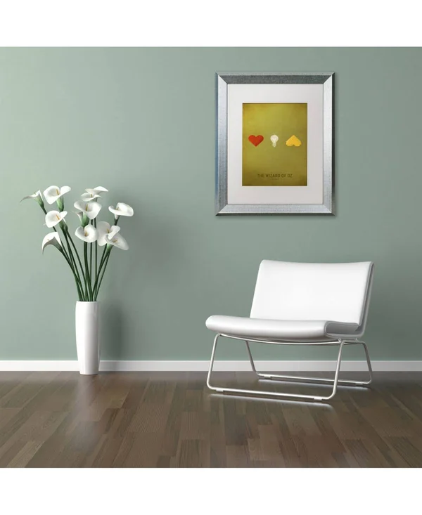 Trademark Fine Art oz by Christian Jackson Framed Graphic Art - Size: 14x22 H x 11x22 W x 0.5x22 D, Matte Color: White