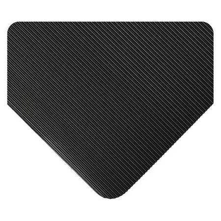 Wearwell Inc 381.18X2X14Bk Corrugated Runner, blk, 2Ftx14Ft